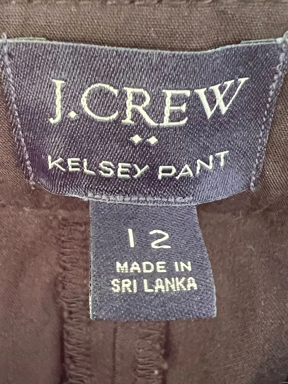 J Crew Kelsey Pant Black Kick Out Flare Crop Trousers Womens Size 12